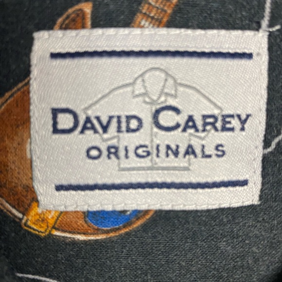 David Carey Originals Short Sleeve Button Up Shirt Men’s XL - Picture 3 of 4